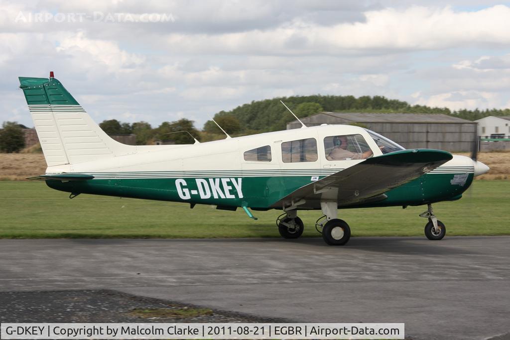 G-DKEY, 1977 Piper PA-28-161 C/N 28-7716084, Piper PA-28-161 Cherokee Warrior II at Breighton Airfield's Summer Fly-In, August 2011.
