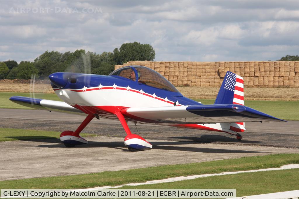 G-LEXY, 2010 Vans RV-8 C/N 303-14756, Vans RV-8 at Breighton Airfield's Summer Fly-In, August 2011.