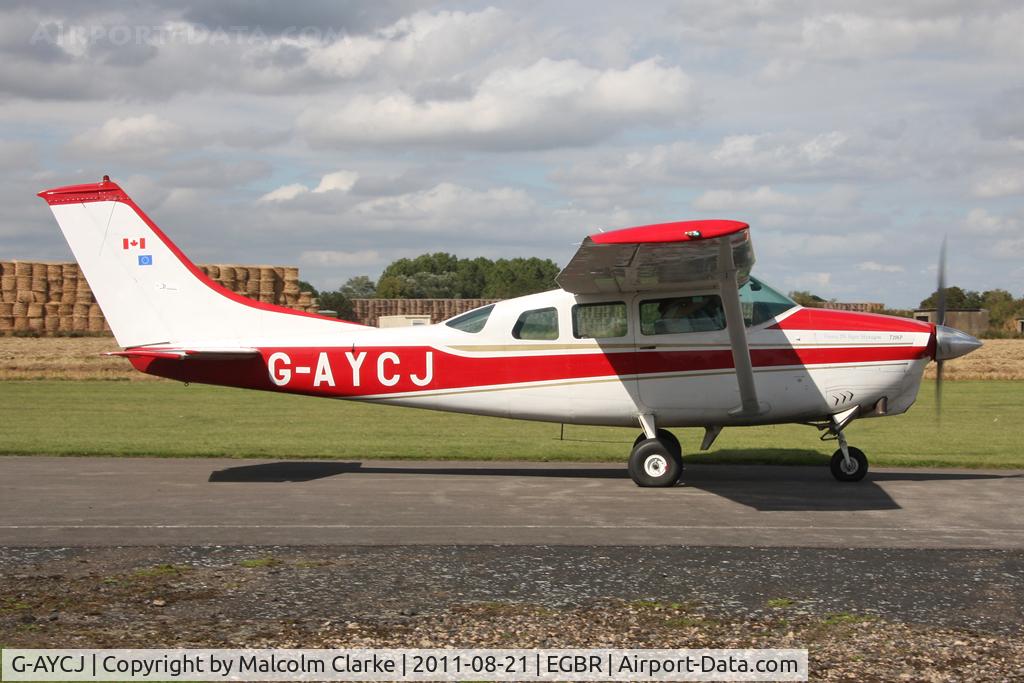 G-AYCJ, 1968 Cessna TP206D Turbo Super Skylane C/N T206-0552, Cessna TP206D Super Skylane at Breighton Airfield's Summer Fly-In, August 2011.