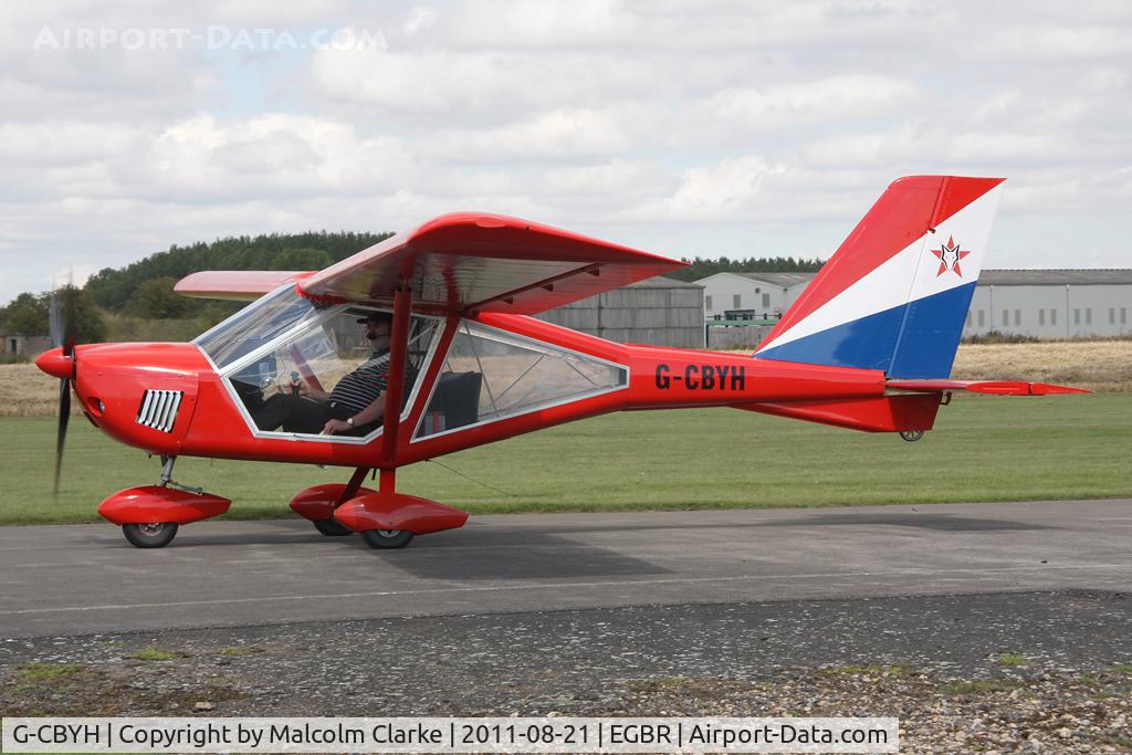 G-CBYH, 2003 Aeroprakt A-22 Foxbat C/N PFA 317-13902, Aeroprakt A22 Foxbat at Breighton Airfield's Summer Fly-In, August 2011.