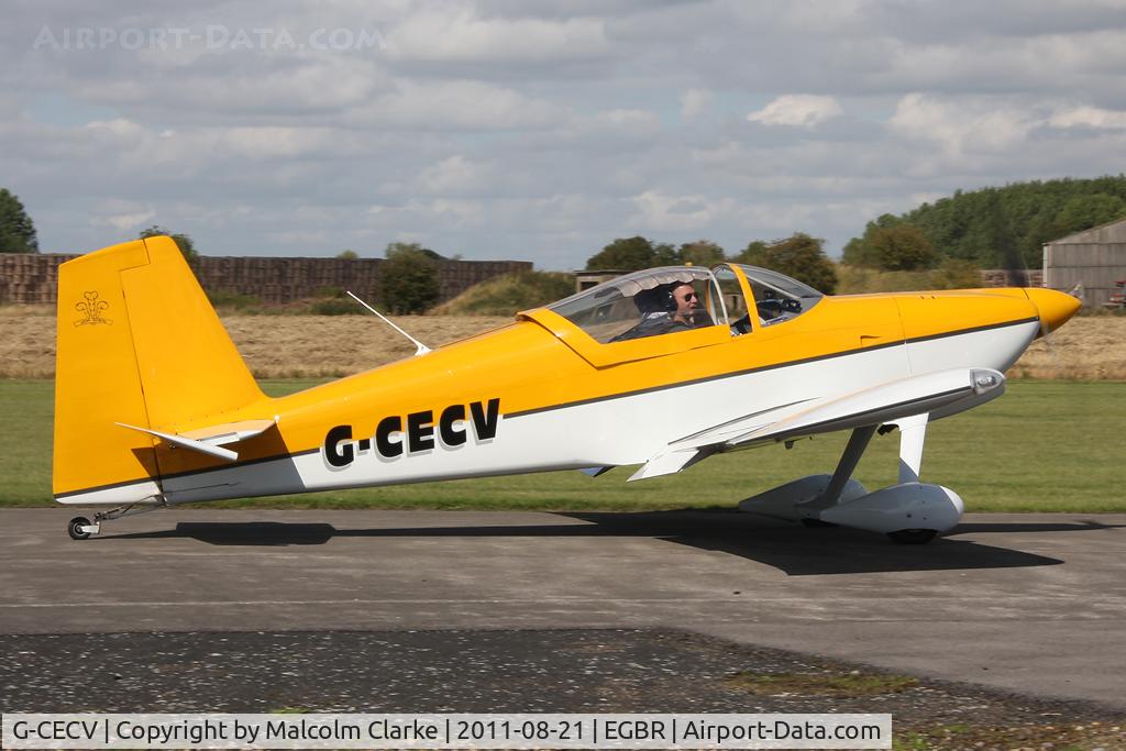 G-CECV, 2006 Vans RV-7 C/N PFA 323-14338, Vans RV-7 at Breighton Airfield's Summer Fly-In, August 2011.