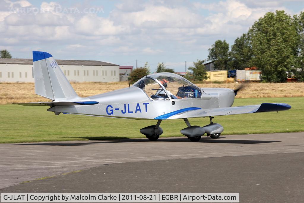 G-JLAT, 2003 Aerotechnik EV-97 Eurostar C/N PFA 315-14068, Aerotechnik EV-97 Eurostar at Breighton Airfield's Summer Fly-In, August 2011.