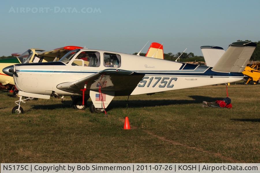 N5175C, 1950 Beech B35 C/N D-2400, Airventure 2011.