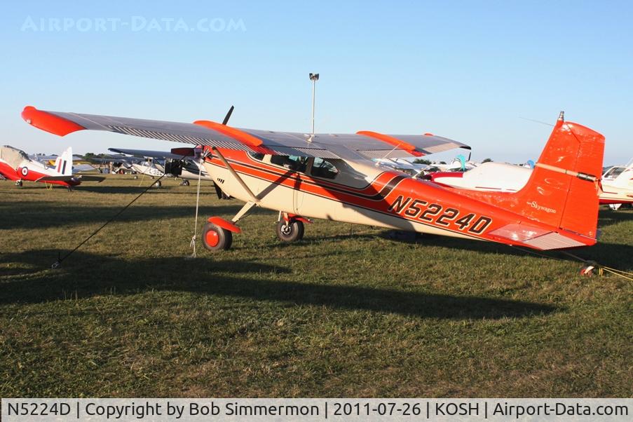 N5224D, 1957 Cessna 180A C/N 50122, Airventure 2011.