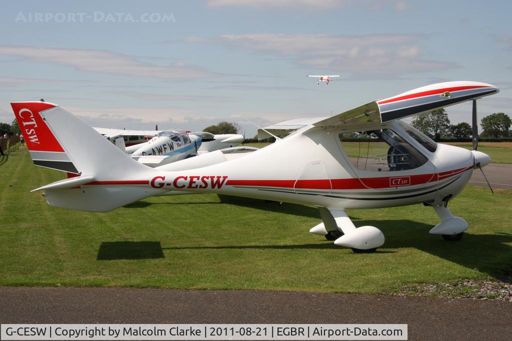 G-CESW, 2007 Flight Design CTSW C/N 8296, Flight Design CTSW at Breighton Airfield's Summer Fly-In, August 2011.
