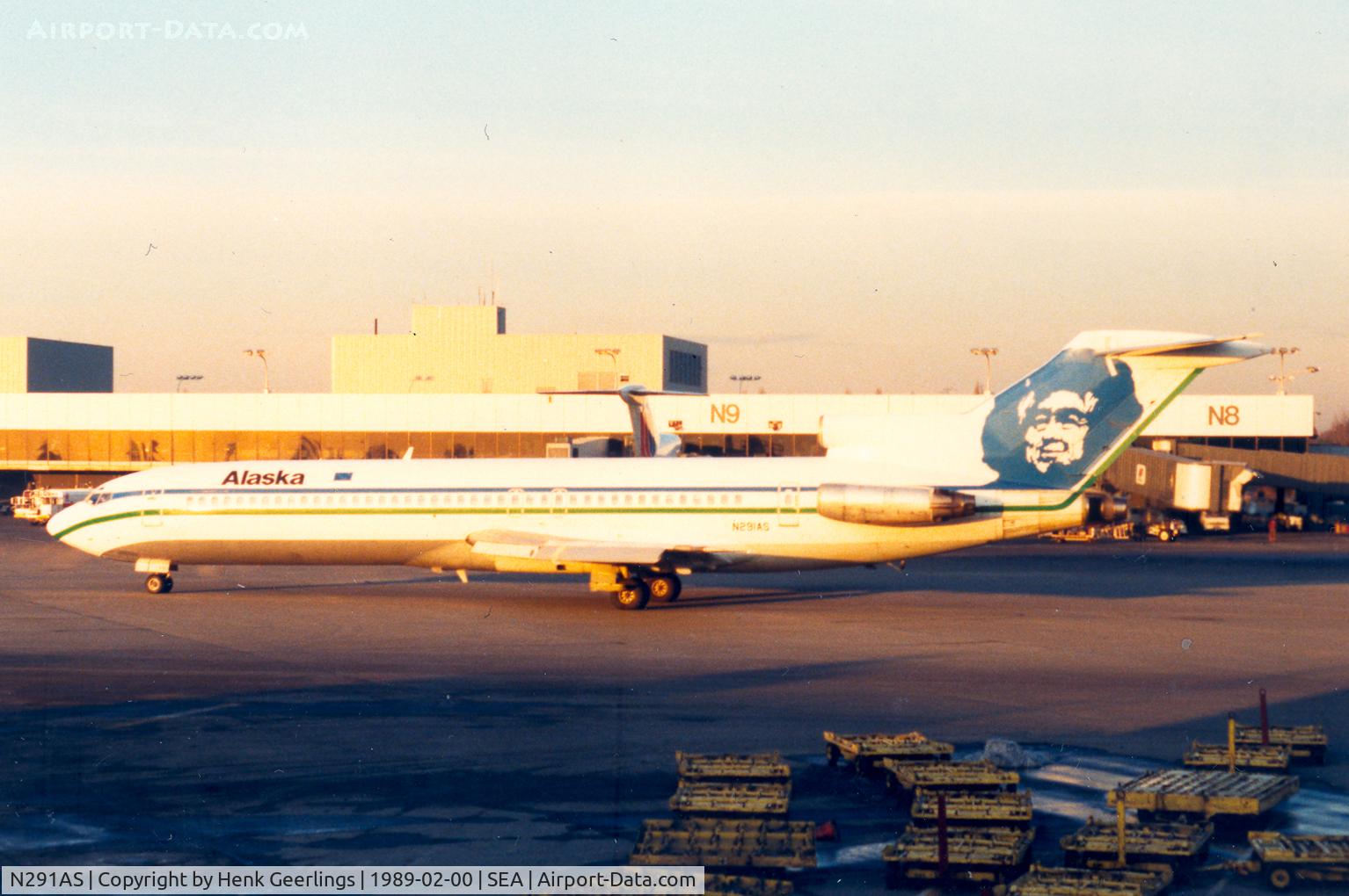 N291AS, 1979 Boeing 727-290 C/N 21511, Alaska Airlines