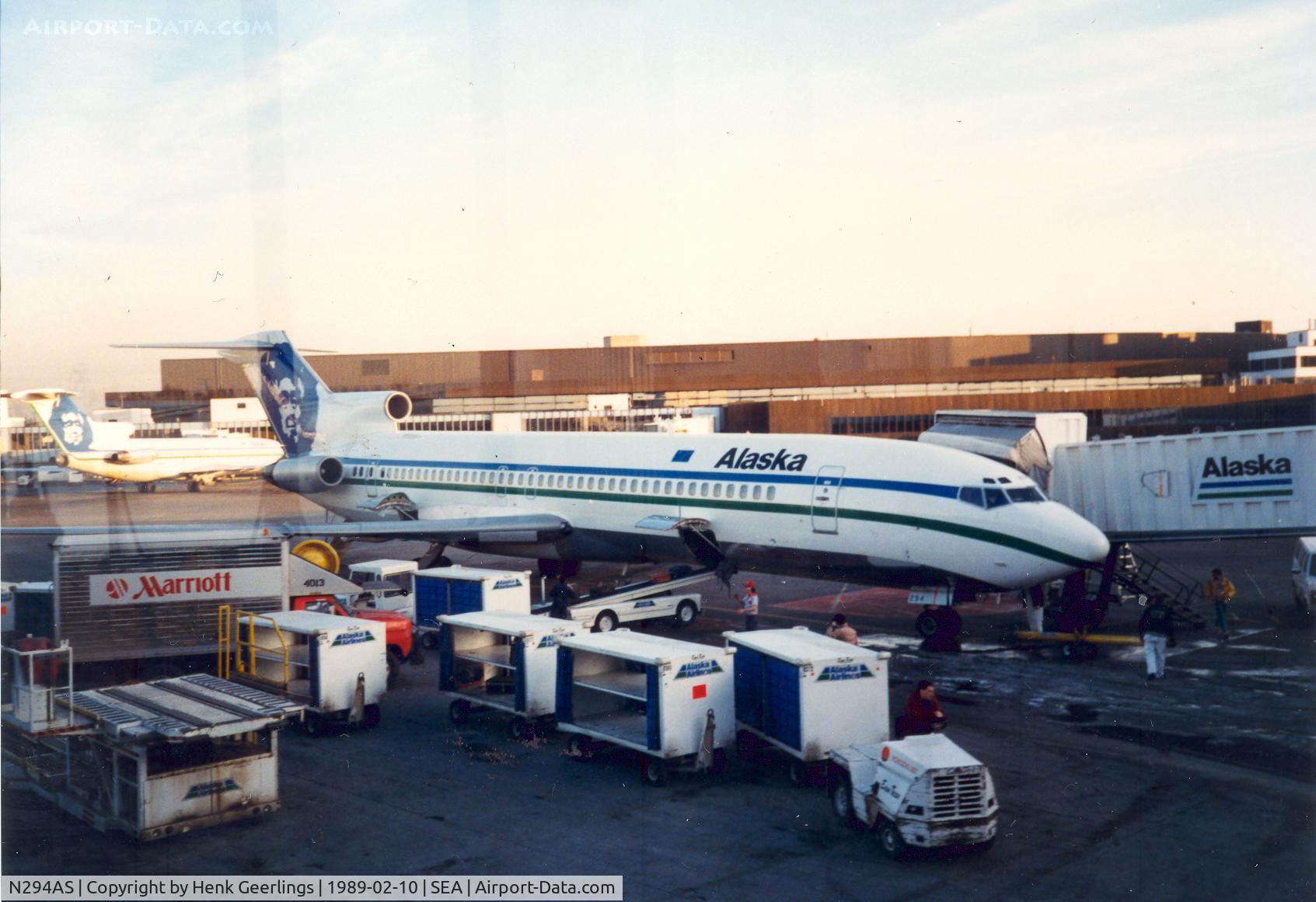 N294AS, 1980 Boeing 727-290 C/N 22146, Alaska