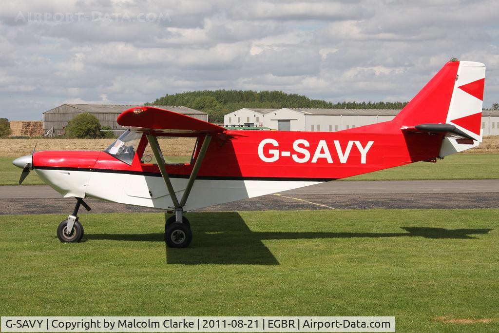 G-SAVY, 2009 ICP MXP-740 Savannah VG Jabiru(1) C/N BMAA/HB/499, Savannah VG Jabiru(1) at Breighton Airfield's Summer Fly-In, August 2011.
