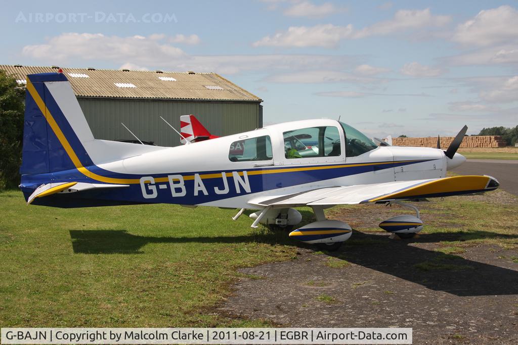 G-BAJN, 1972 American Aviation AA-5 Traveler C/N AA5-0259, American Aviation AA-5 Traveler at Breighton Airfield's Summer Fly-In, August 2011.