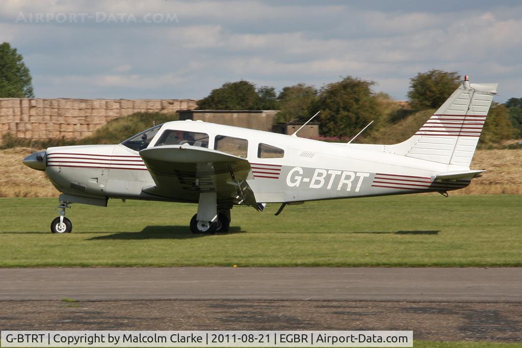 G-BTRT, 1975 Piper PA-28R-200 Cherokee Arrow C/N 28R-7535270, Piper PA-28R-200 Cherokee Arrow at Breighton Airfield's Summer Fly-In, August 2011.