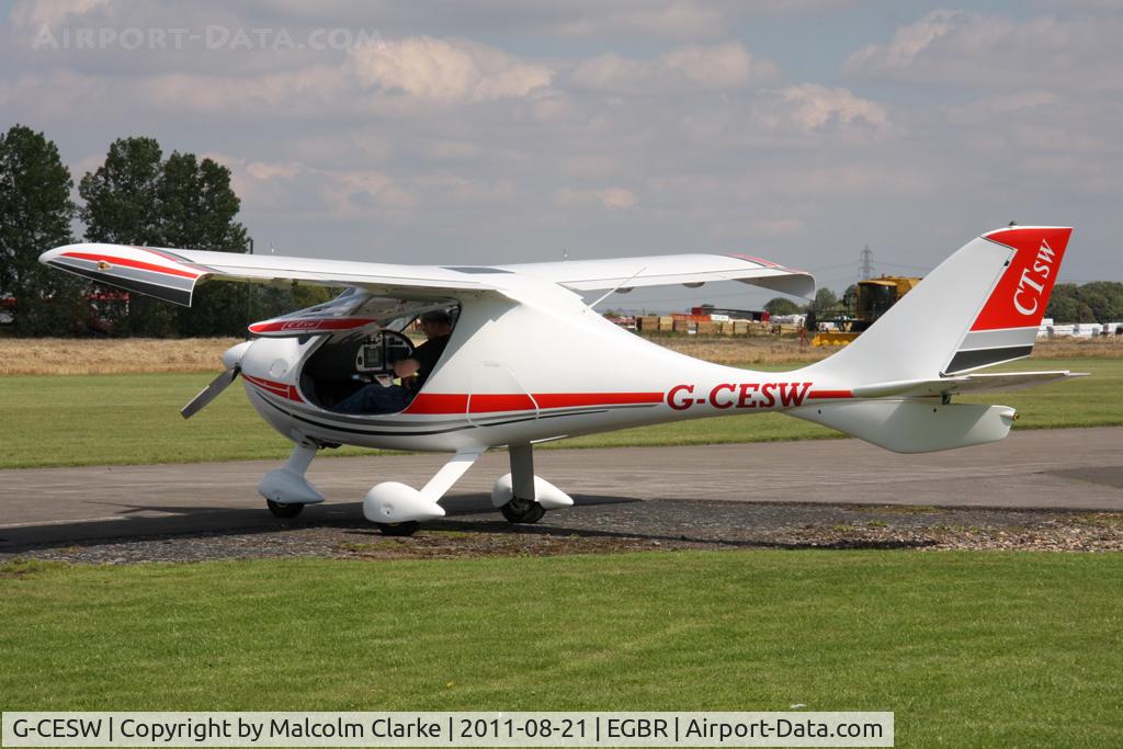 G-CESW, 2007 Flight Design CTSW C/N 8296, Flight Design CTSW at Breighton Airfield's Summer Fly-In, August 2011.