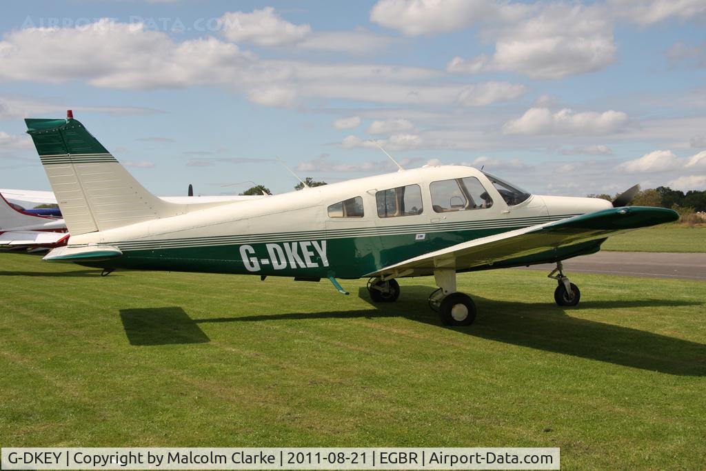 G-DKEY, 1977 Piper PA-28-161 C/N 28-7716084, Piper PA-28-161 Cherokee Warrior II at Breighton Airfield's Summer Fly-In, August 2011.