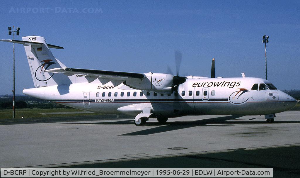 D-BCRP, 1989 ATR 42-300QC C/N 158, I made the maintenance planning for this aircraft from 1990 to 2002.