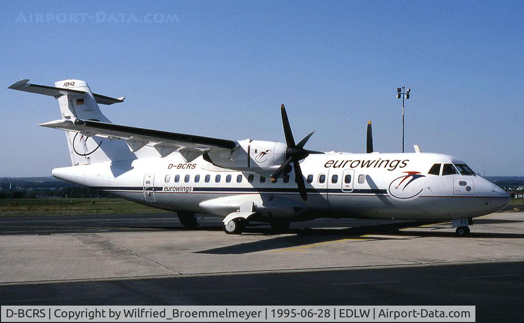 D-BCRS, 1992 ATR 42-300 C/N 287, Waiting for the next flight.