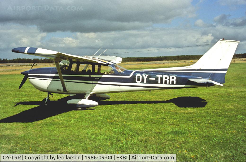 OY-TRR, 1973 Reims F172M Skyhawk C/N 991, Billund Denmark 4.9.86