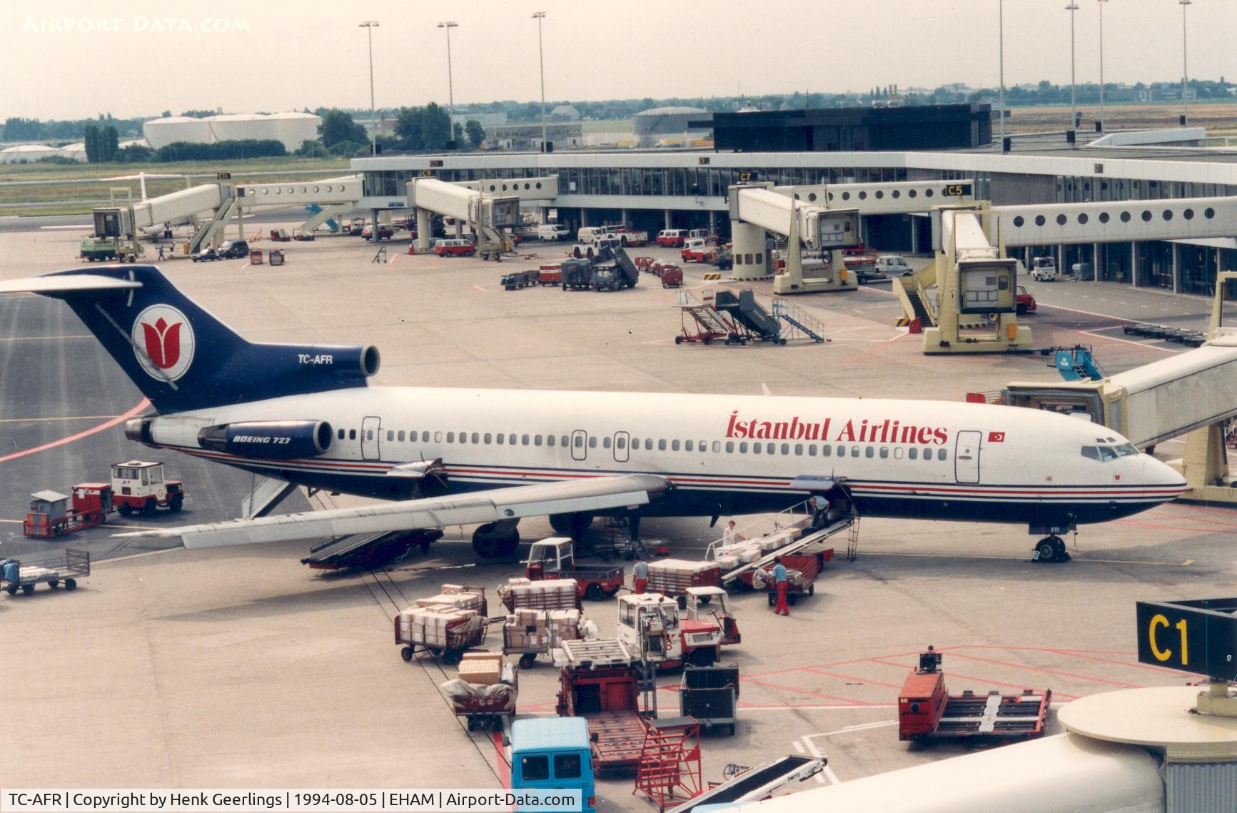 TC-AFR, 1978 Boeing 727-230 C/N 21621, Istanbul Airlines