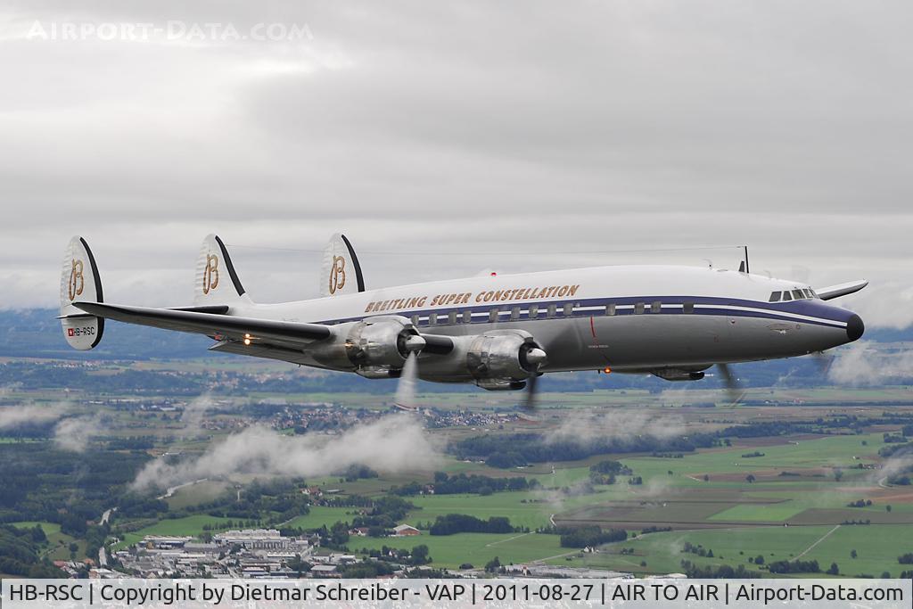 HB-RSC, 1955 Lockheed C-121C Super Constellation (L-1049F) C/N 1049F-4175, Breitling Constellation