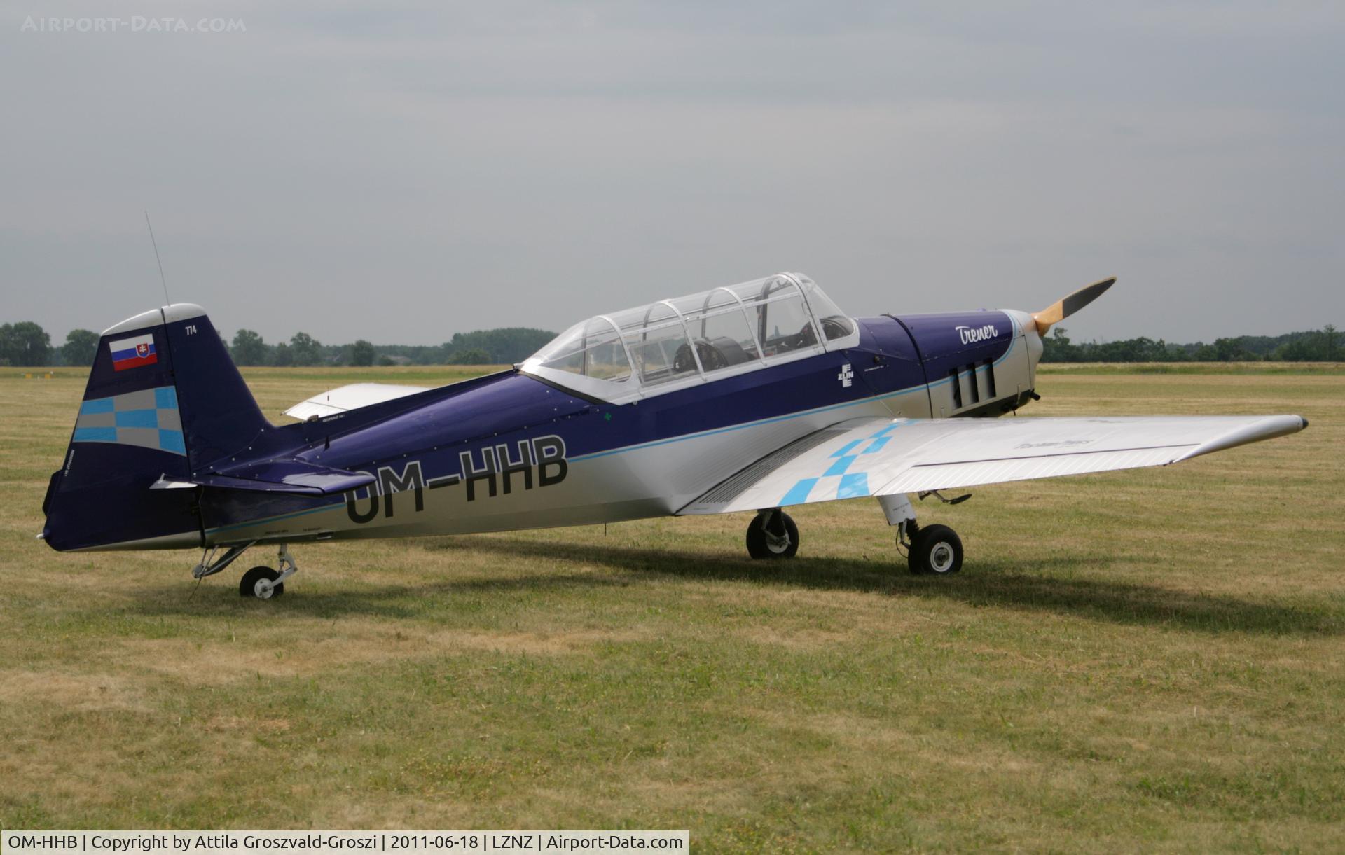 OM-HHB, Zlin Z-126 Trener C/N 774, Nové Zámky Airport - Slovakia (Slovak Republik) SK.