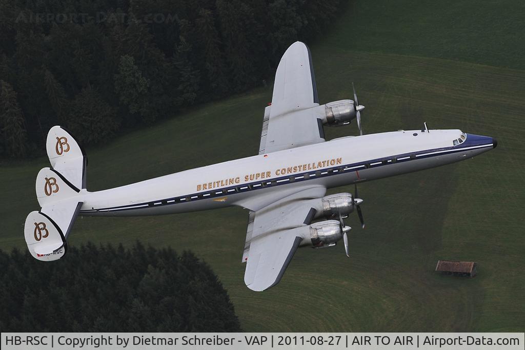 HB-RSC, 1955 Lockheed C-121C Super Constellation (L-1049F) C/N 1049F-4175, Breitling Constellation
