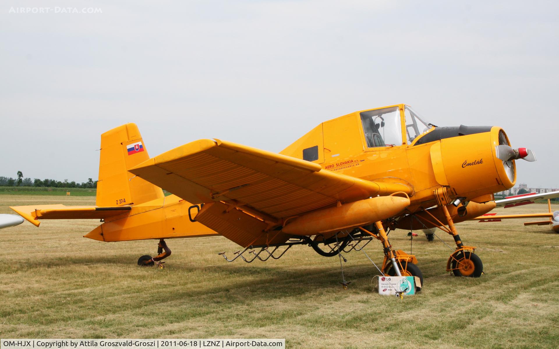 OM-HJX, Let Z-37A Cmelak C/N 2325 ND, Nové Zámky Airport - Slovakia (Slovak Republik) SK.