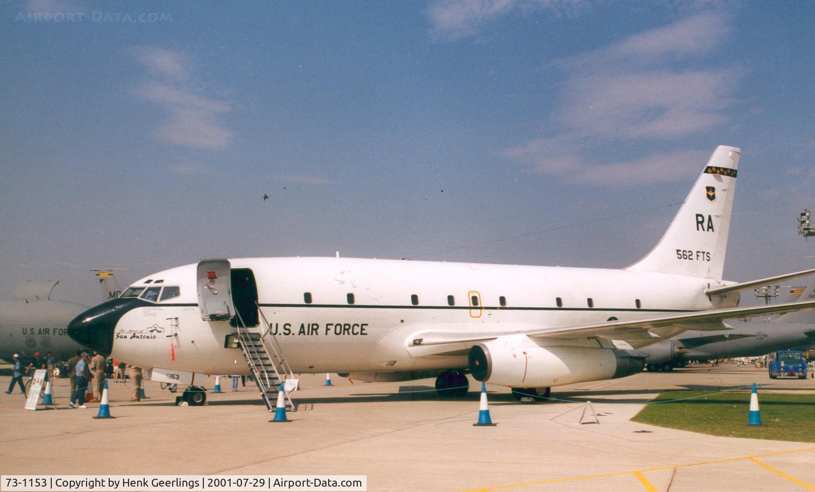 73-1153, 1973 Boeing CT-43A C/N 20700, RIAT Show , RAF Cottesmore 2001