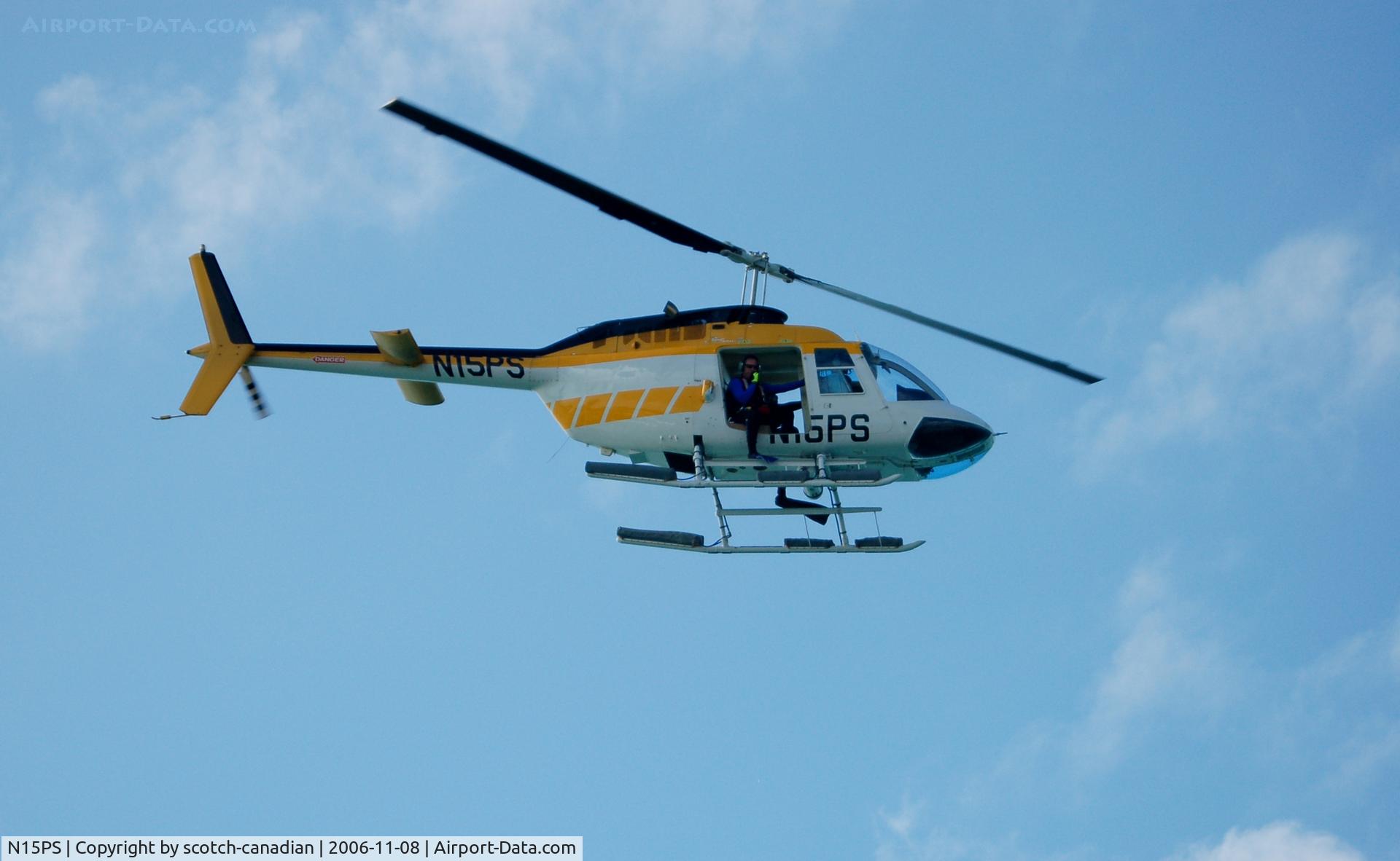 N15PS, 1980 Bell 206B JetRanger III C/N 3024, 1980 Bell 206B N15PS - Safety Helicopter for the Poker Run at Key West, FL