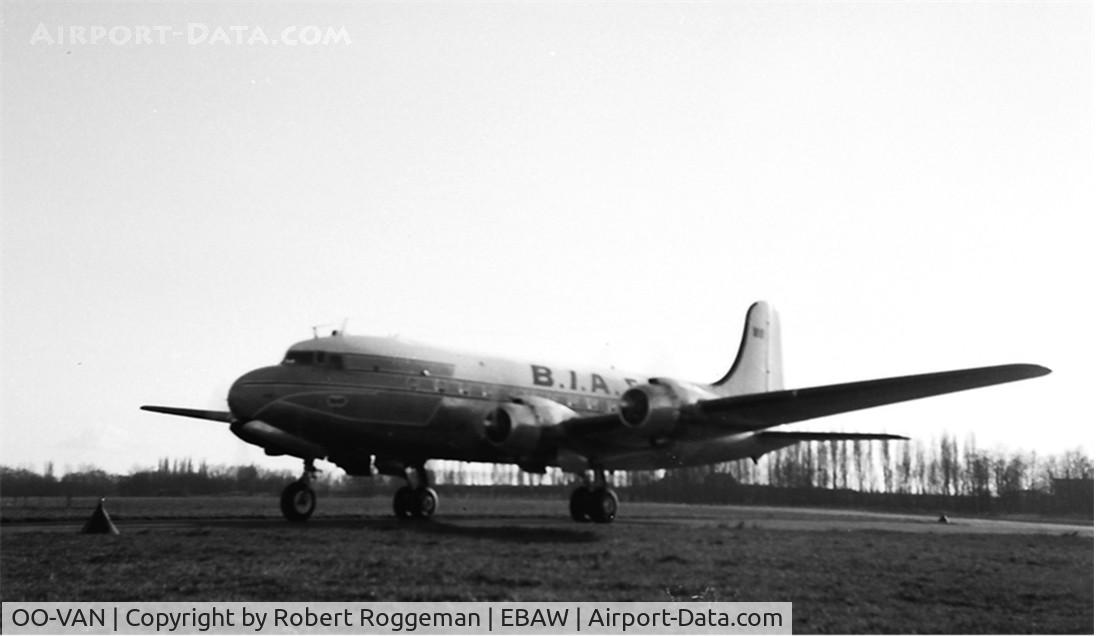 OO-VAN, 1942 Douglas C-54B Skymaster C/N 10452, Late 1950's.BIAS.