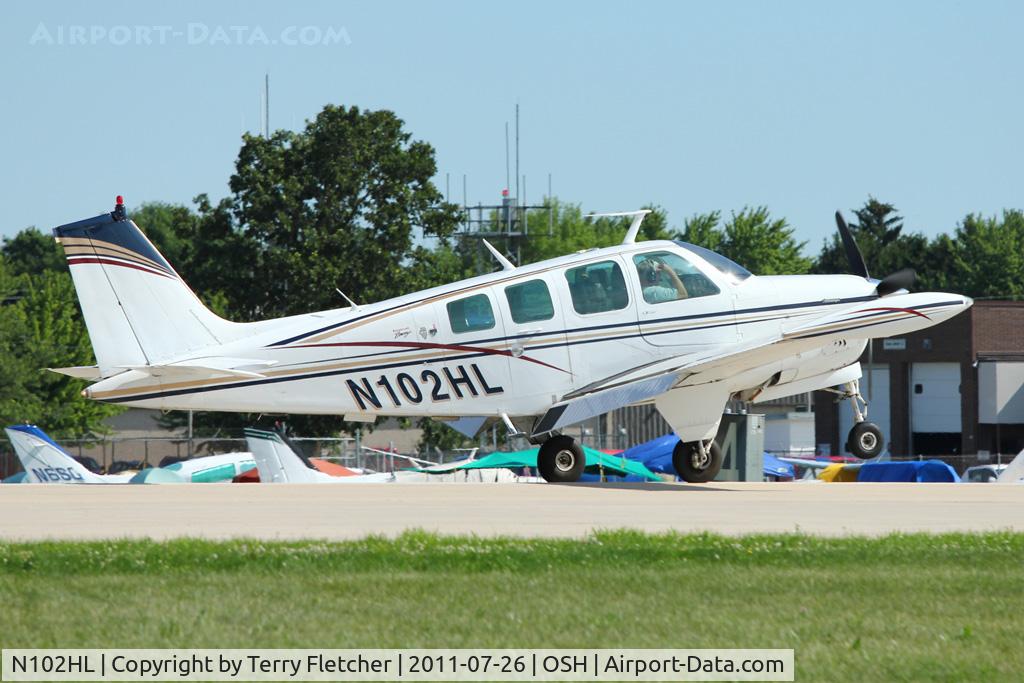 N102HL, 1979 Beech A36 Bonanza 36 C/N E-1462, 1979 Beech A36, c/n: E-1462
at 2011 Oshkosh