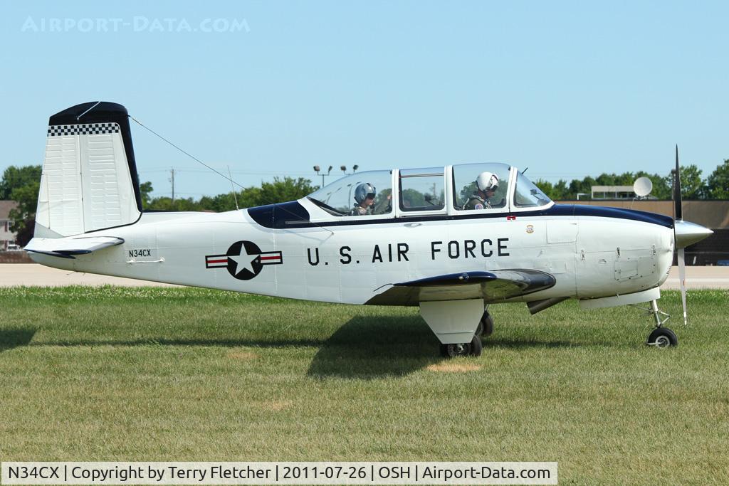 N34CX, 1958 Beech T-34A Mentor C/N CG-223, 1958 Beech T-34A, c/n: CG-223 at 2011 Oshkosh