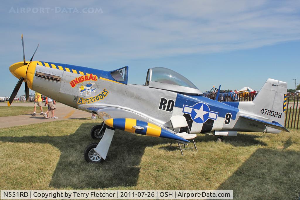 N551RD, Titan T-51 Mustang C/N M07SV6S0HK0130, Dalin Ronald K T-51 MUSTANG, c/n: M07SV6S0HK0130 at 2011 Oshkosh