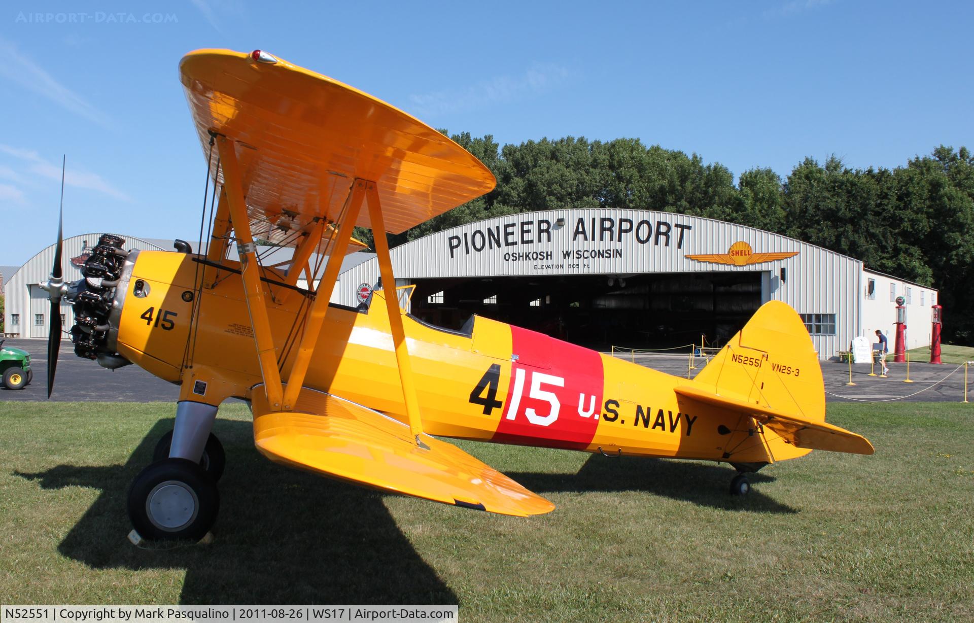 N52551, 1942 Boeing A75N1(PT17) C/N 75-1707, Stearman