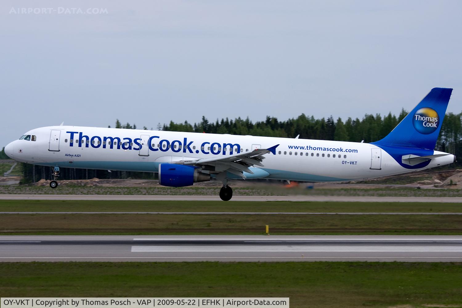 OY-VKT, 2003 Airbus A321-211 C/N 1972, Thomas Cook Airlines (Scandinavia)