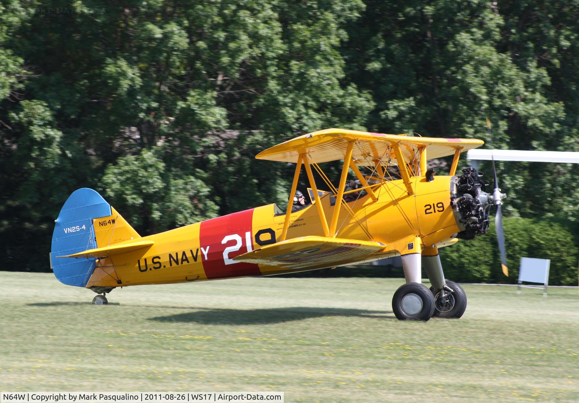 N64W, 1942 Boeing B75N1 C/N 75-3467, Stearman
