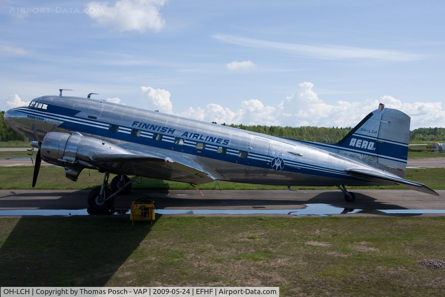 OH-LCH, 1942 Douglas C-53C Skytrooper C/N 6346, Aero Finnish Airlines