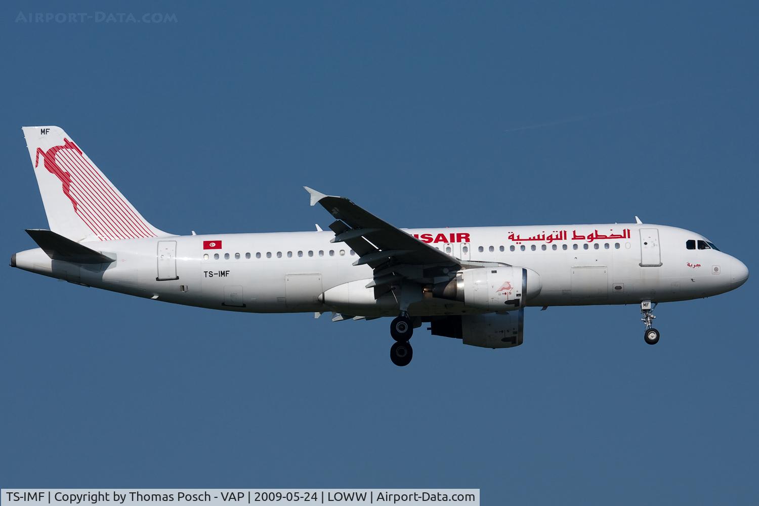 TS-IMF, 1992 Airbus A320-211 C/N 0370, Tunisair
