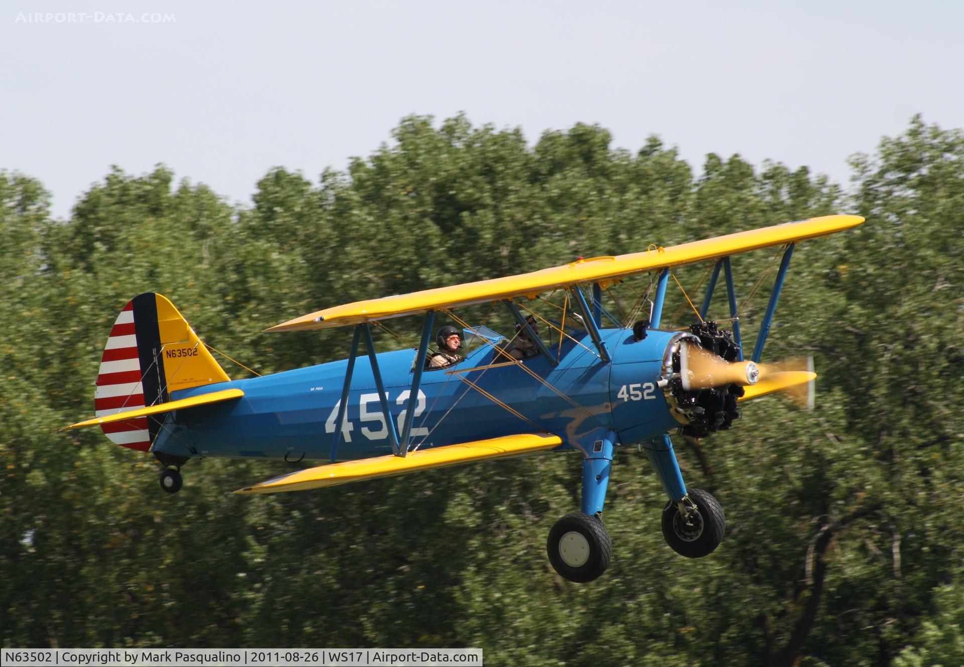 N63502, 1941 Boeing A75N1 C/N 75-2419, Stearman