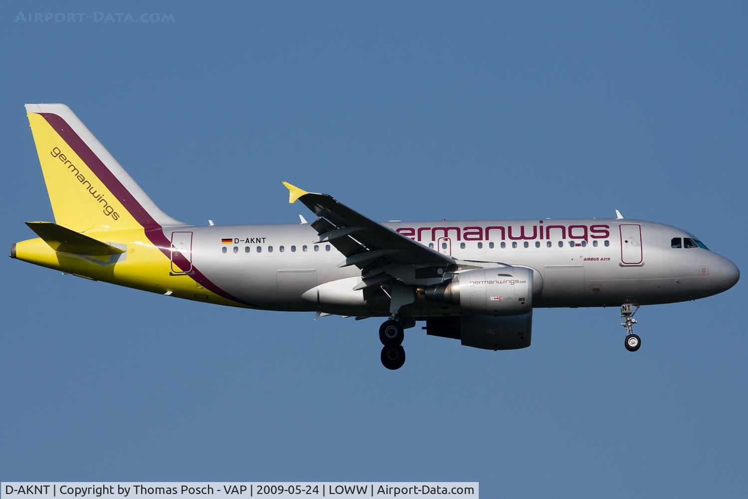 D-AKNT, 2005 Airbus A319-112 C/N 2607, Germanwings