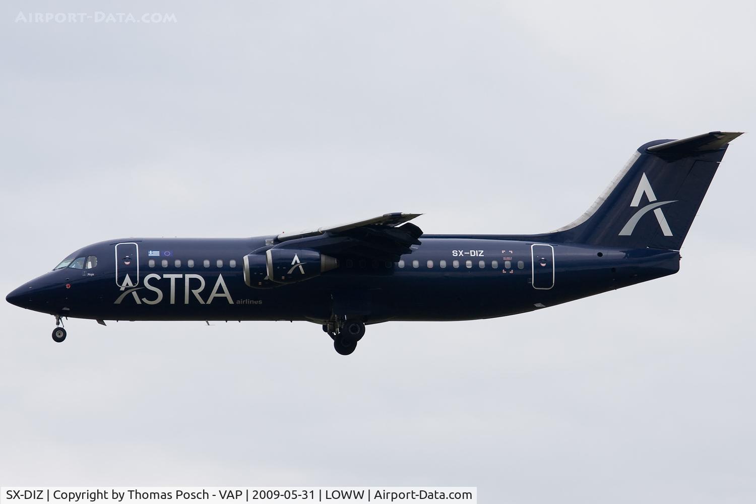 SX-DIZ, 1991 British Aerospace BAe.146-300 C/N E3206, Astra Airlines
