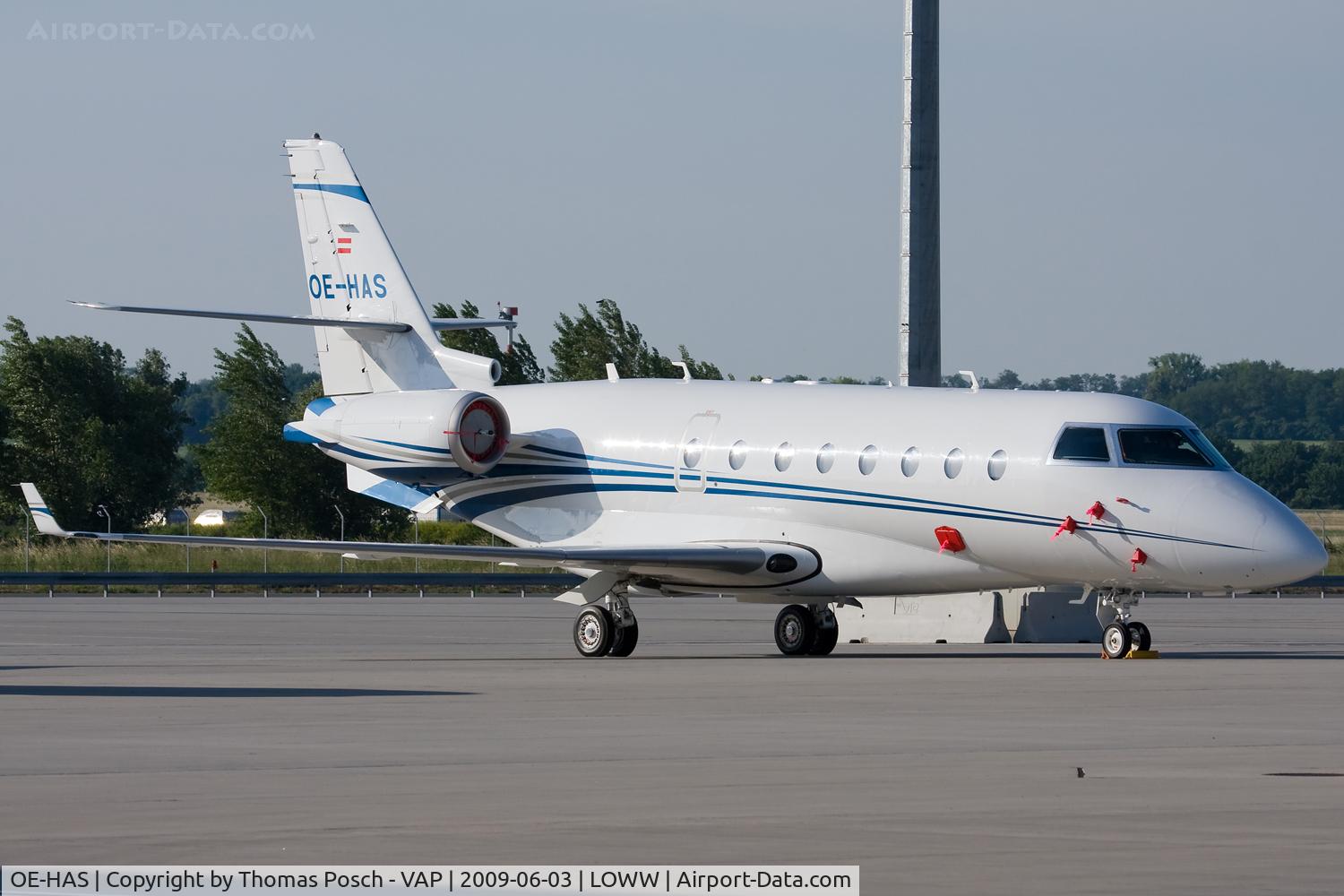 OE-HAS, 2009 Israel Aerospace Industries Gulfstream 200 C/N 206, Avcon Jet