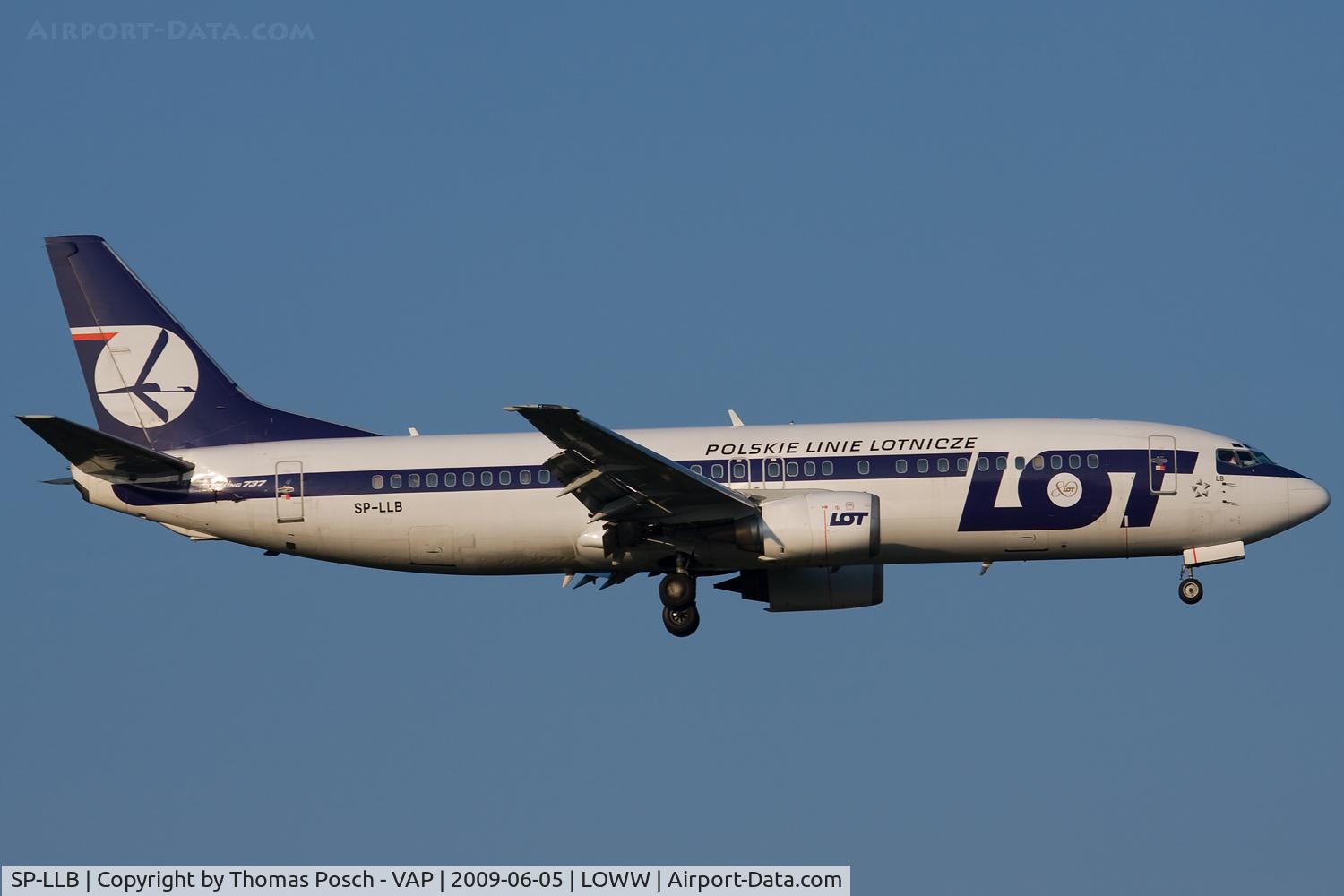 SP-LLB, 1993 Boeing 737-45D C/N 27156/2492, LOT - Polish Airlines