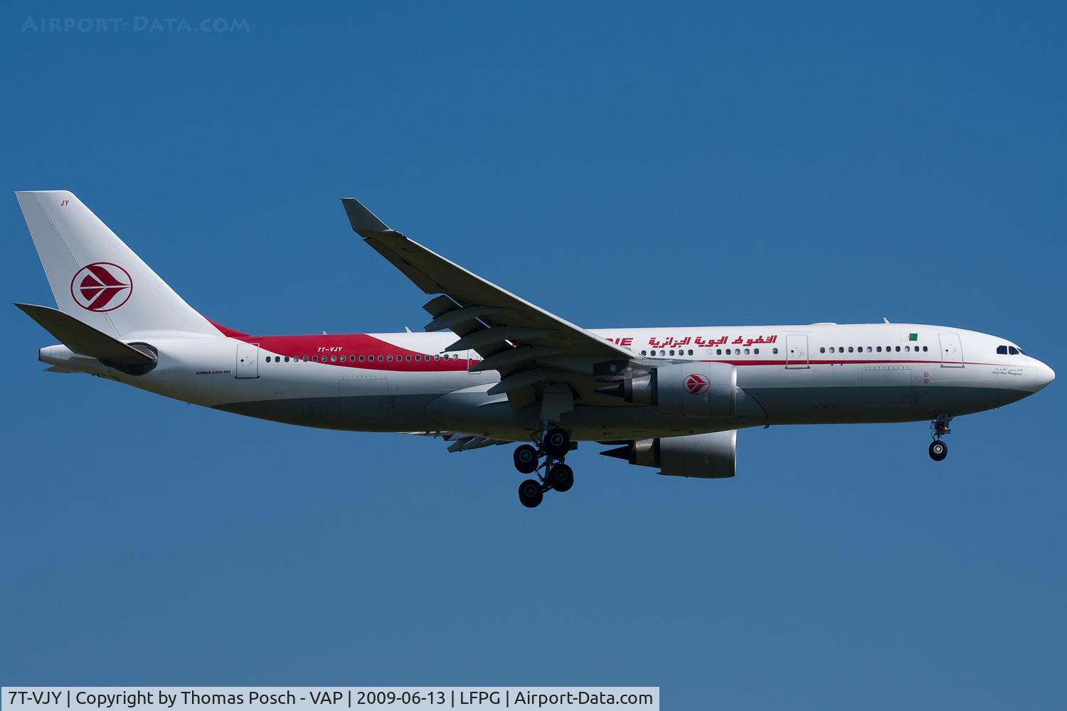 7T-VJY, 2005 Airbus A330-202 C/N 653, Air Algerie