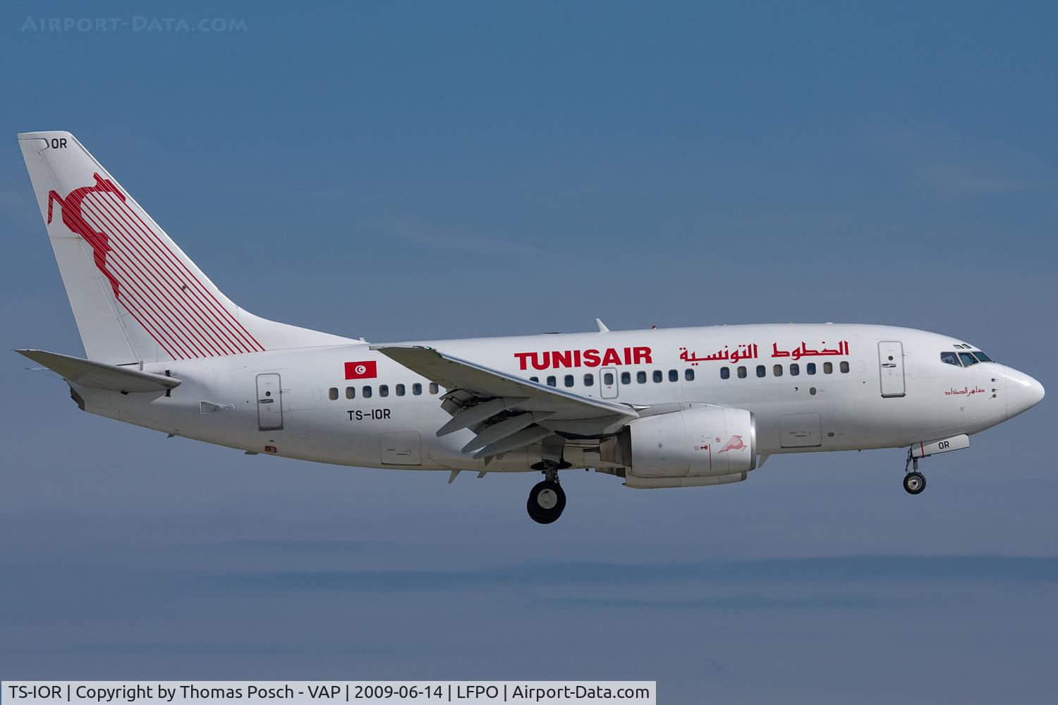 TS-IOR, 2001 Boeing 737-6H3 C/N 29502, Tunisair