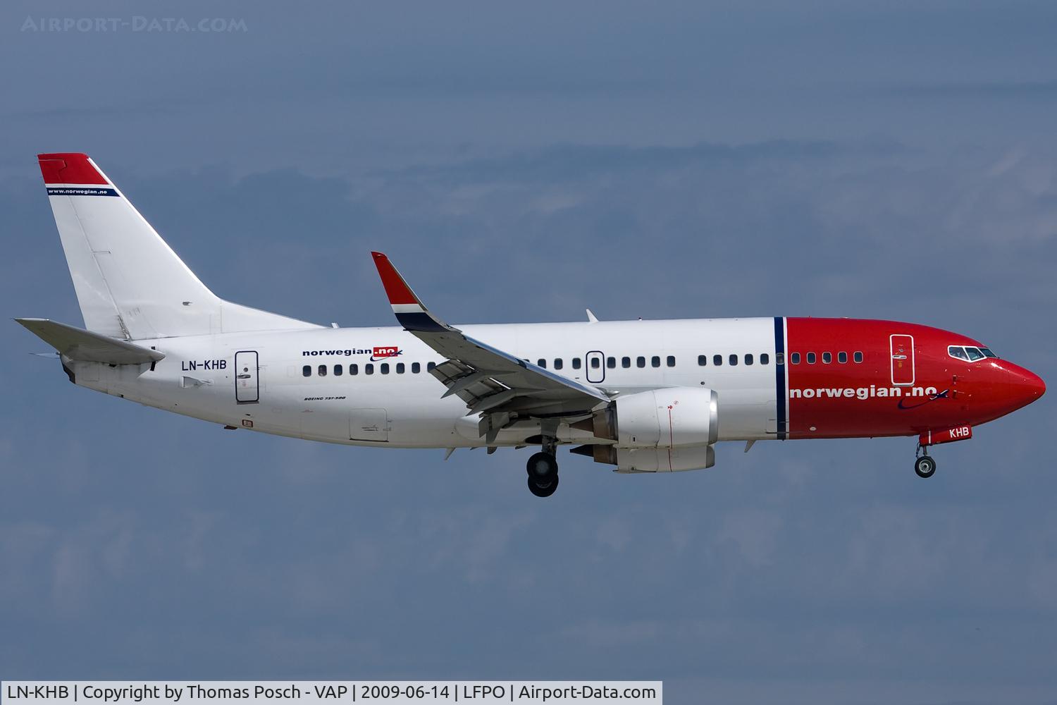 LN-KHB, 1998 Boeing 737-31S C/N 29264, Norwegian Air Shuttle