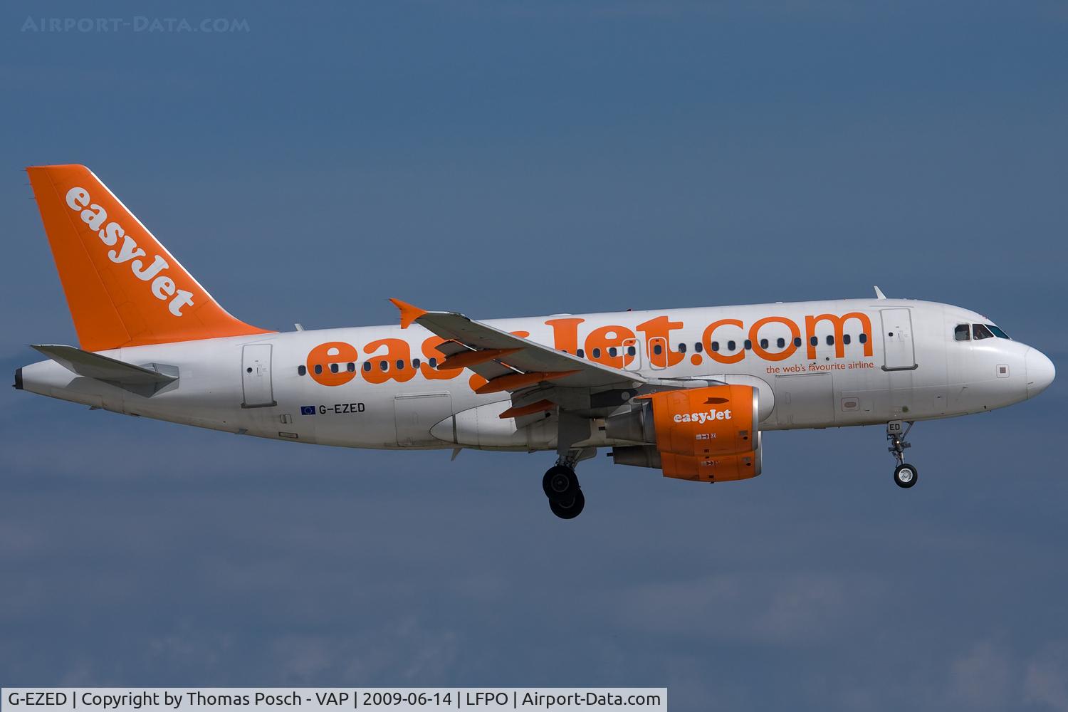 G-EZED, 2004 Airbus A319-111 C/N 2170, EasyJet Airline