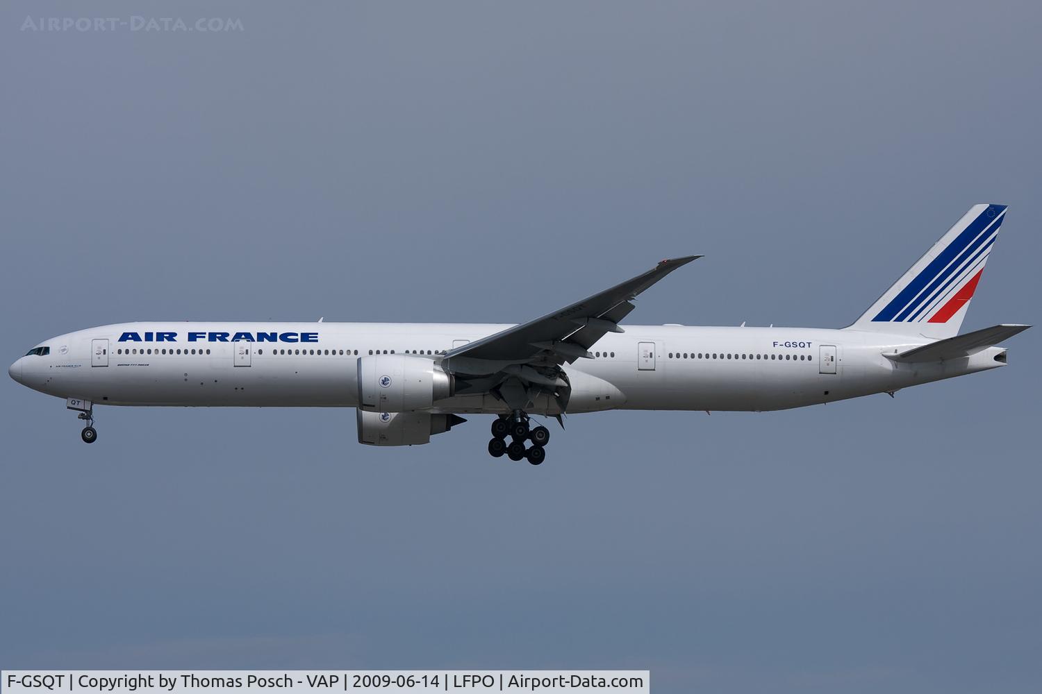 F-GSQT, 2007 Boeing 777-328/ER C/N 32846, Air France