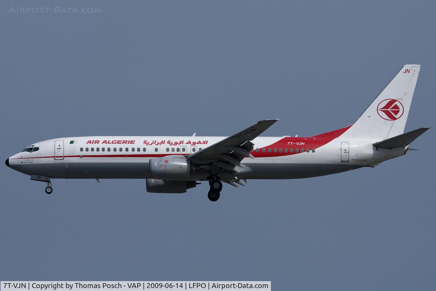 7T-VJN, 2001 Boeing 737-8D6 C/N 30206, Air Algerie