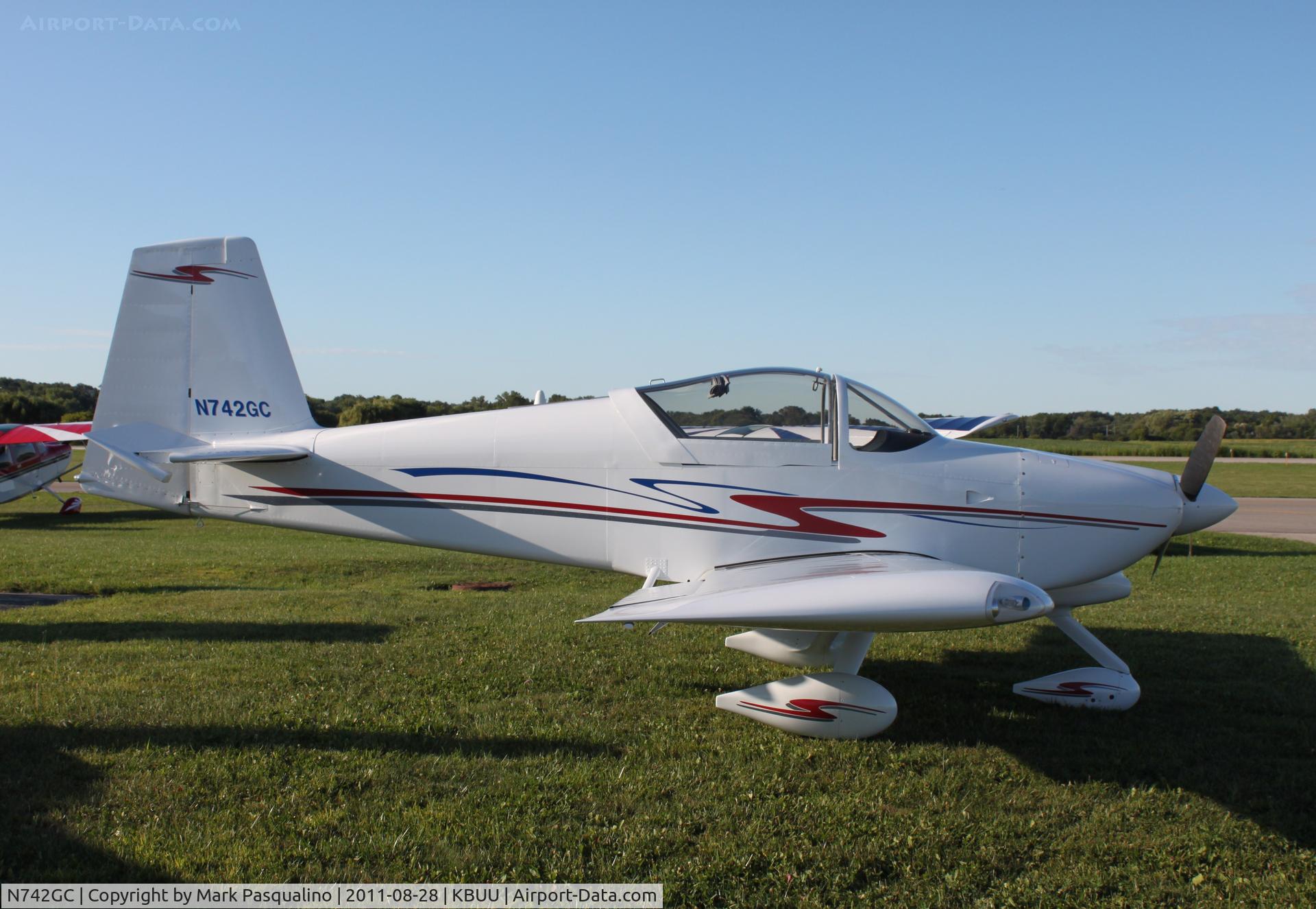N742GC, 2006 Vans RV-7A C/N 70188, Vans RV-7A