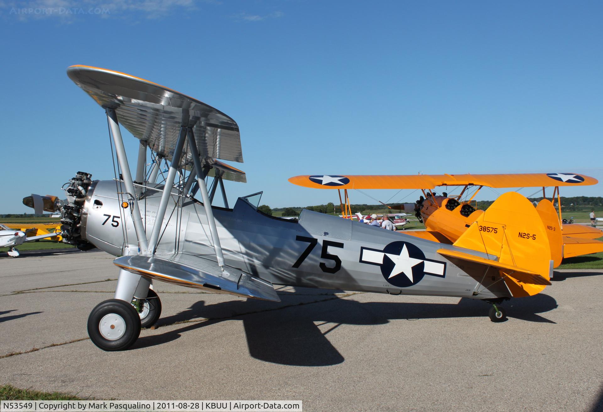 N53549, Boeing E75N1 C/N 75-8196, Stearman