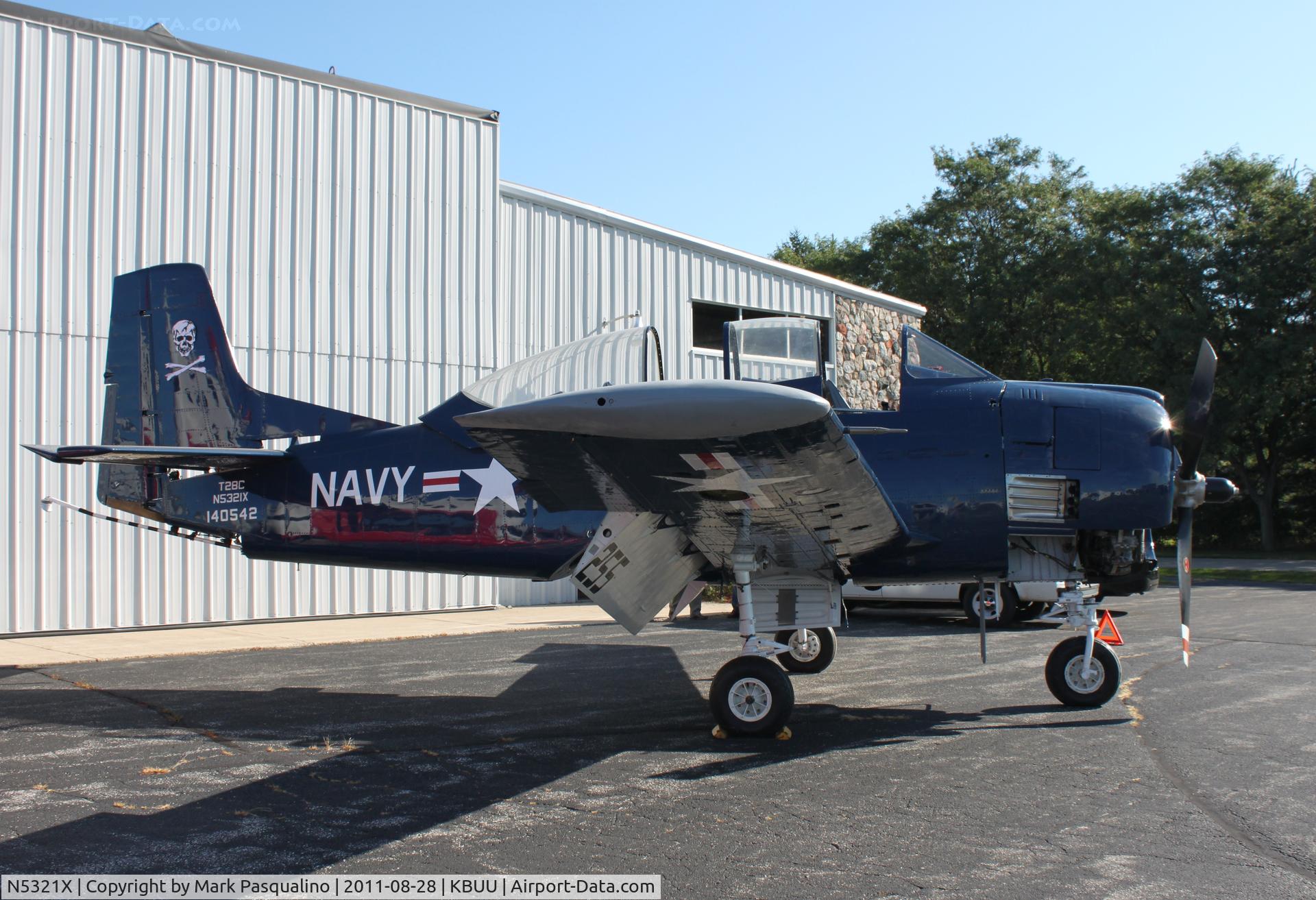 N5321X, North American T-28C Trojan C/N 226-119 (140542), North American T-28C