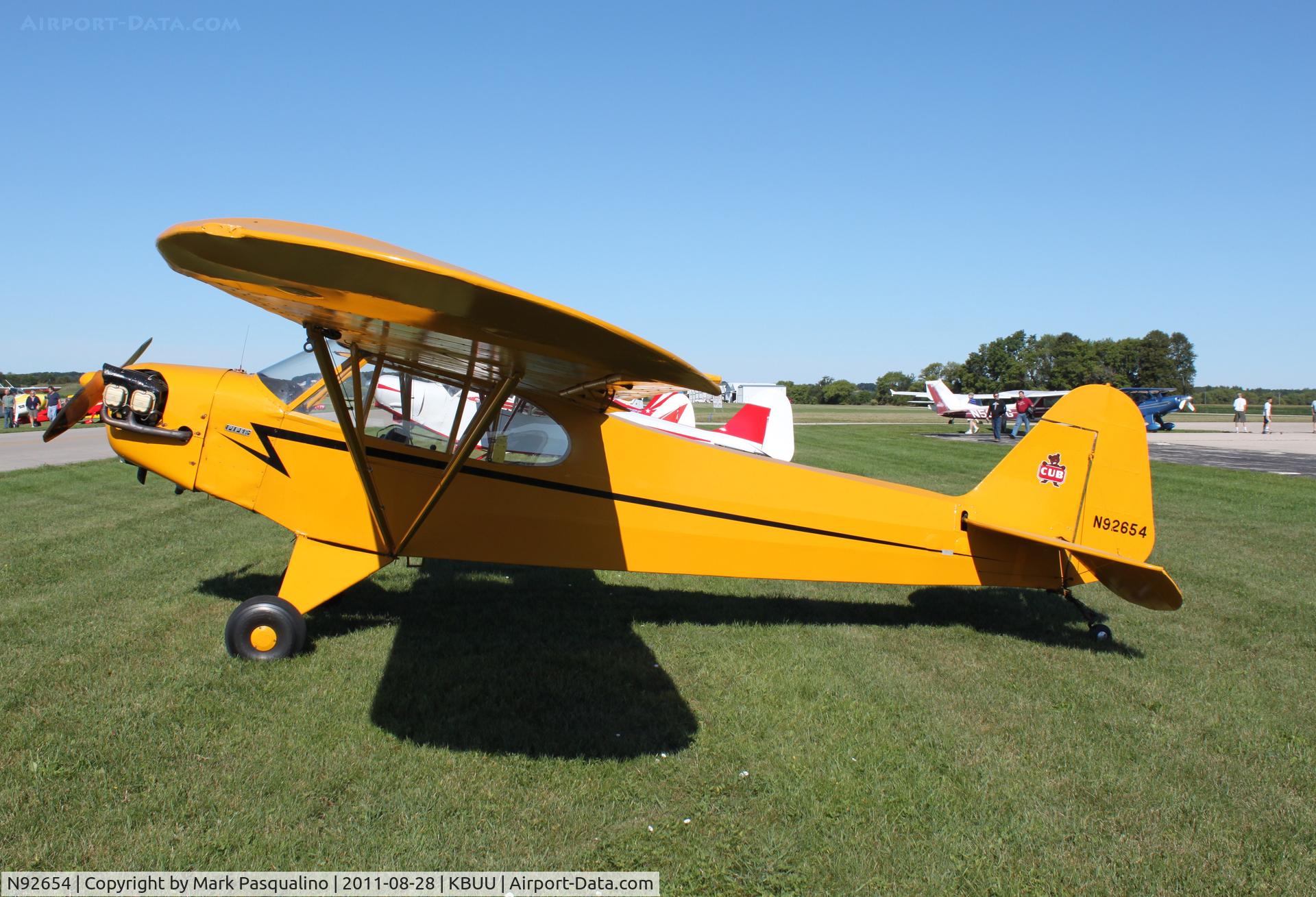 N92654, 1946 Piper J3C-65 Cub Cub C/N 17027, Piper J3C-65